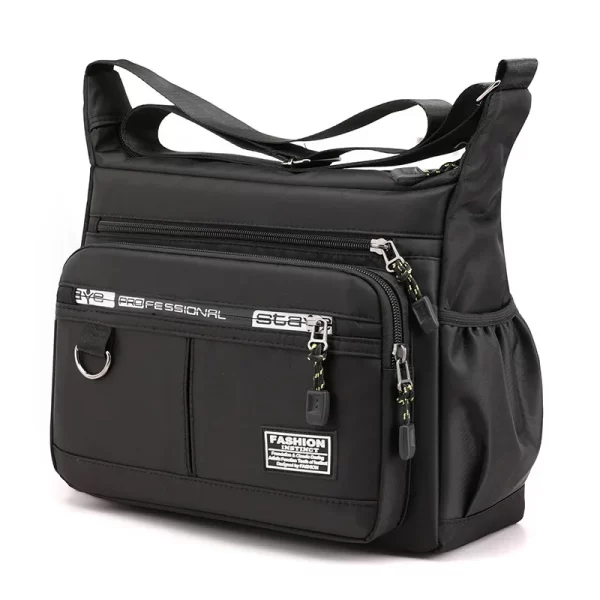 Design Oxford Shoulder Bag Large Capacity Men's Casual Multi-layer - Image 7