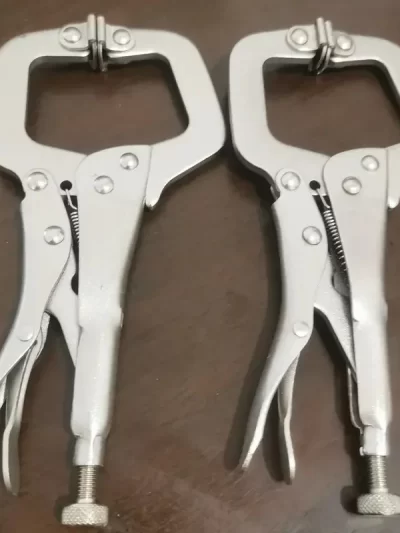 1/2pcs 6in Heavy-Duty Locking C-Clamp Pliers Adjustable Welding Clamp