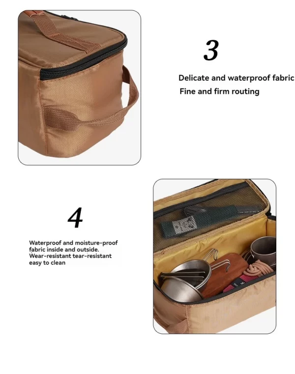 SUNDICK Tableware Classification Storage Bag, Stove Head Gas Cylinder Storage Bag, Miscellaneous Bag, Handheld Sorting Bag - Image 21