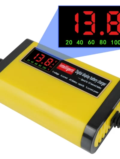2A Intelligent Fast Power Charging 3 Stages Lead Acid AGM GEL Battery-chargers Car Battery Charger