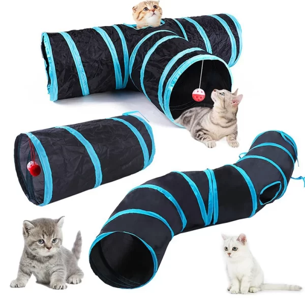 Cat Tunnel Foldable Cat Tunnel Pet Supplies Cat S T Y Pass Play Tunnel - Image 11