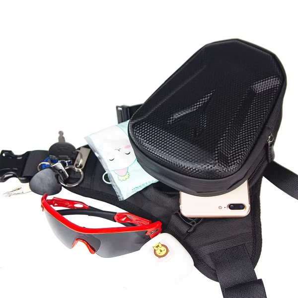 Motorcycle leg bag, waterproof rider waist bag - Image 5
