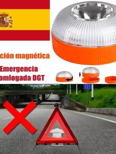 Car Emergency Beacon Light USB Rechargeable V16 Magnetic Induction Strobe Flashing Warning Light