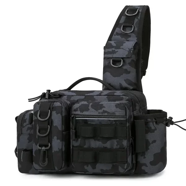 Fishing Tackle Backpack Lure Box Gear Storage Bag Fanny Pack - Image 10