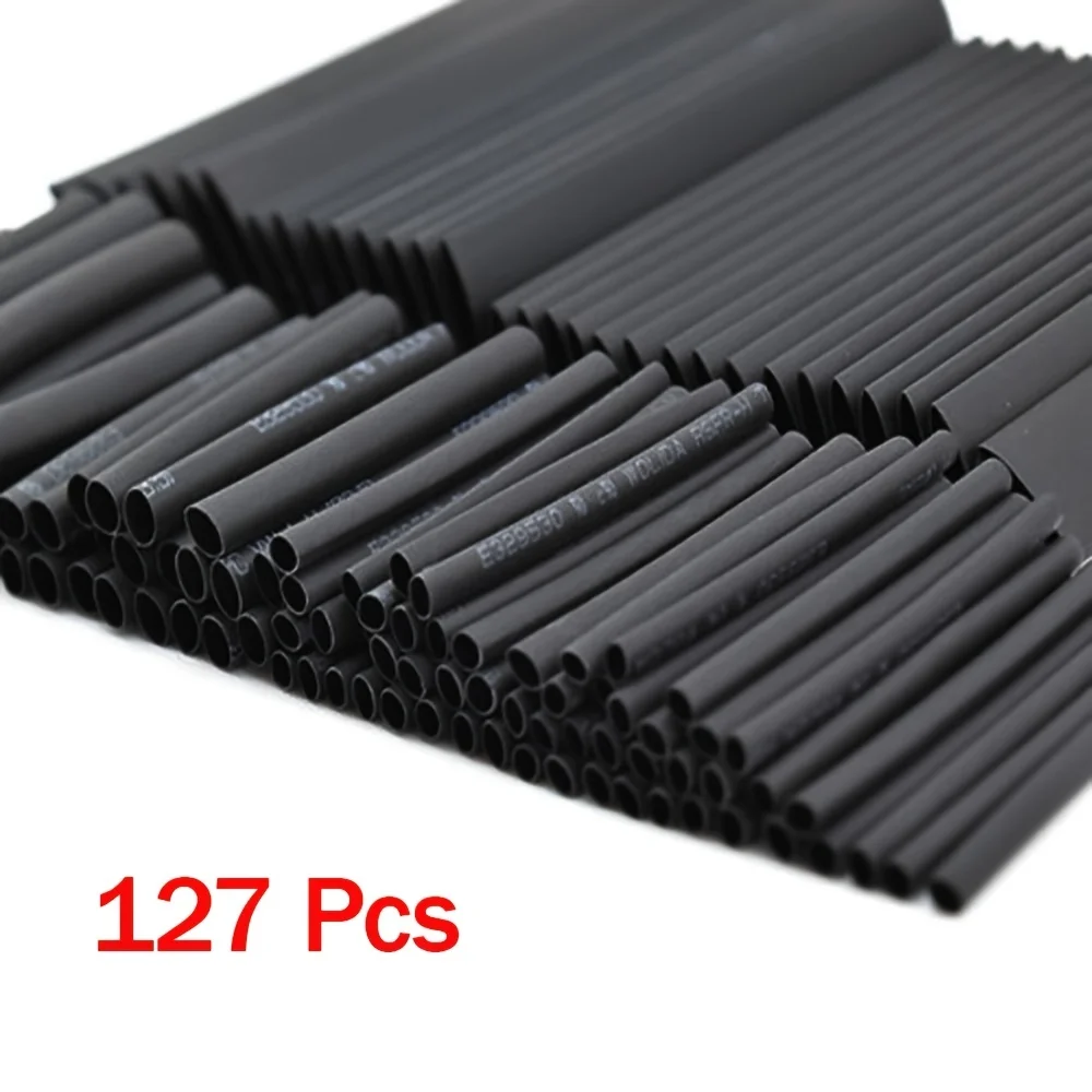 127Pcs Heat Shrink Tube Sleeving Tubing Assortment Kit Electrical Connection Electrical Wire Wrap