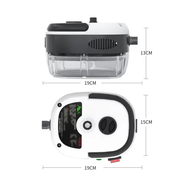 1500W Portable Handheld Steam Cleaner High Temperature Pressurized Steam Cleaning Machine with Brush - Image 2