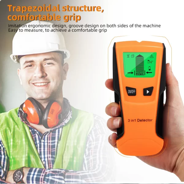 3 in 1 Wall Metal Detector Depth Professional Find Metal Wood Studs AC Voltage Live Wire - Image 15