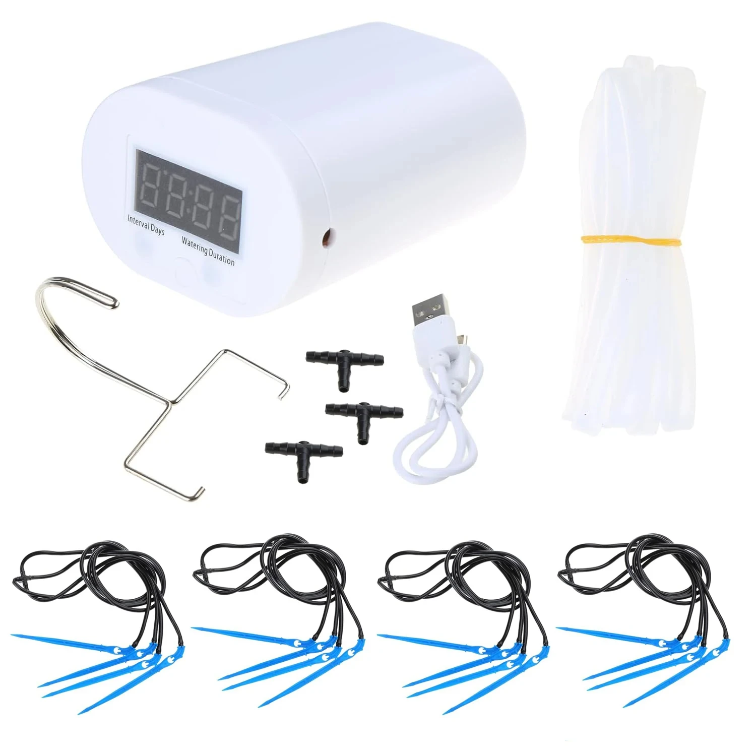 Automatic Plant Flower Watering Pump Home Sprinkler Drip Irrigation Device 2/4/8/16 Heads - Image 5