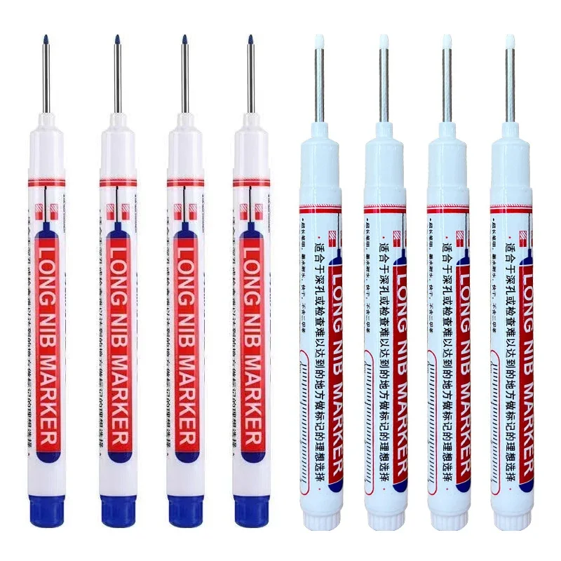 8Pcs/Set 20mm Deep Hole Long Nib Head Markers For Metal Perforating Pen Waterproof - Image 16