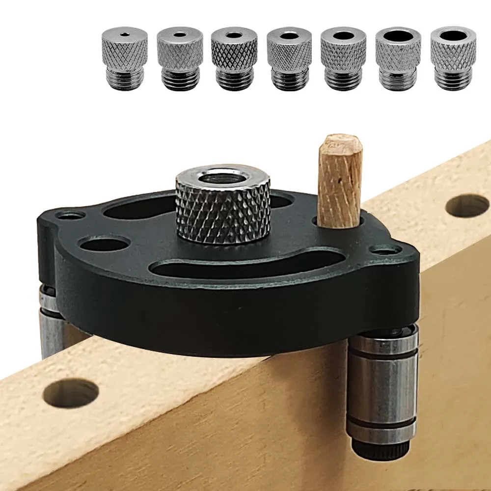 3-10mm Dowel Jig Kit - Self Centering Drill Guide Locator with 8 Steel Bushing - Image 29