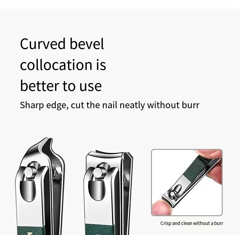 Nail Scissors Set Household High End Mens And Womens Special Nail Clippers Manicure Beauty Tools 6 Piece - Image 13