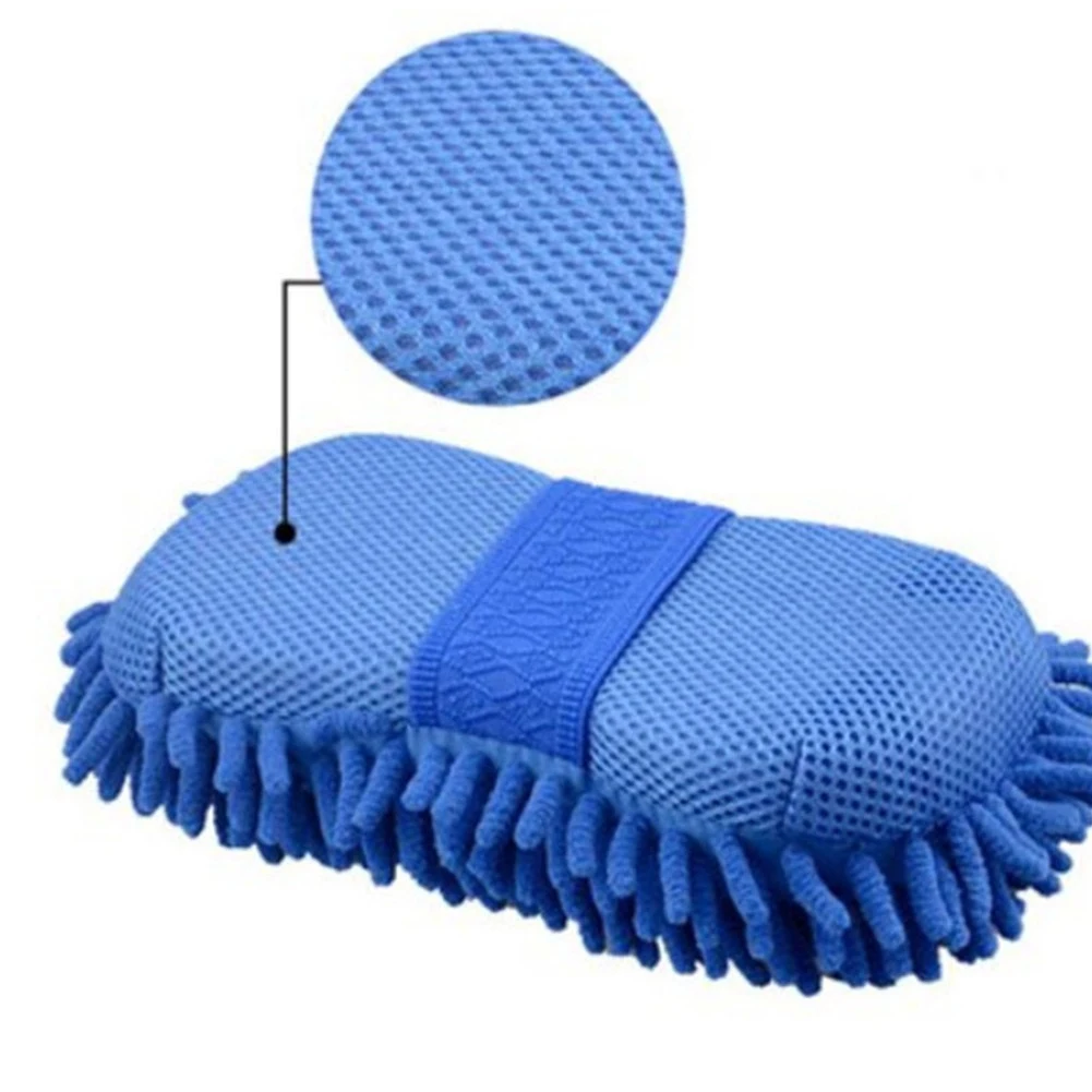 Car Wash Microfiber Chenille Car Wash Sponge Care Washing Brush Pad - Image 13
