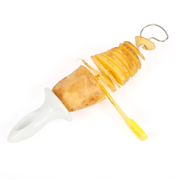 1Set Stainless Steel Plastic Rotate Potato Slicer Twisted Potato Spiral Slice Cutter - Image 18