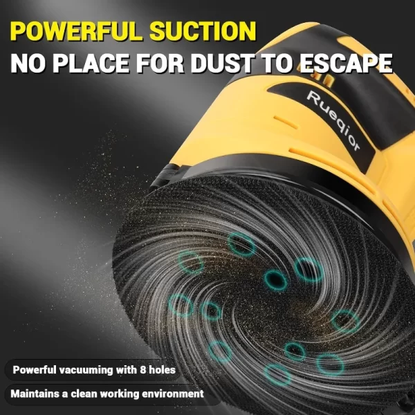 for Dewalt 110000RPM Brushless  Orbital Sander Grinder Wood Metal Waxing Polishing Dewalt 20V Battery - Image 4