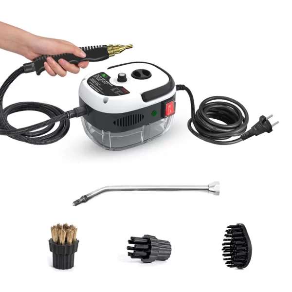 1500W Portable Handheld Steam Cleaner High Temperature Pressurized Steam Cleaning Machine with Brush - Image 7