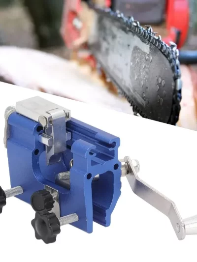 Saws Repair Tools Sharpening Chain Tooth Hand-operated Woodworking Chainsaw Sharpener with 3 Grinding Rod Electric