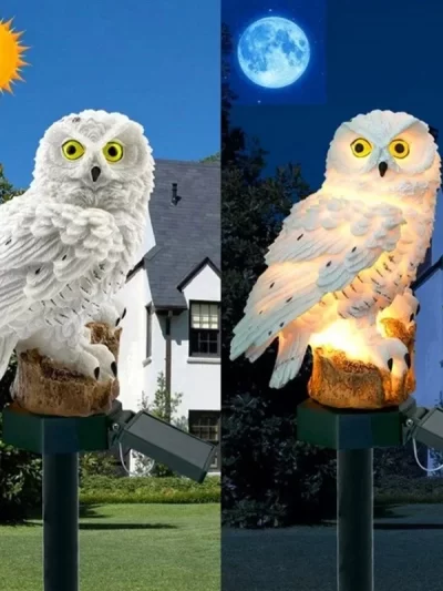 Led Solar Lamp Owl Animal Solar Garden Lights Solar Powered Solar Light Outdoor Garden Decoration Lamp