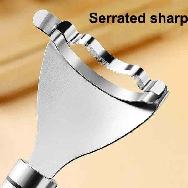 Stainless Steel Corn Peeler Serrated Corn Stripper Peelers Cob Shaver Planer - Image 5