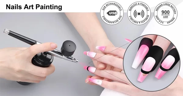 Airbrush with Compressor Airbrush Painting Mini Spray Gun for Painting Electric Paint Gun Airbrush Compressor Paint Spray Gun - Image 17