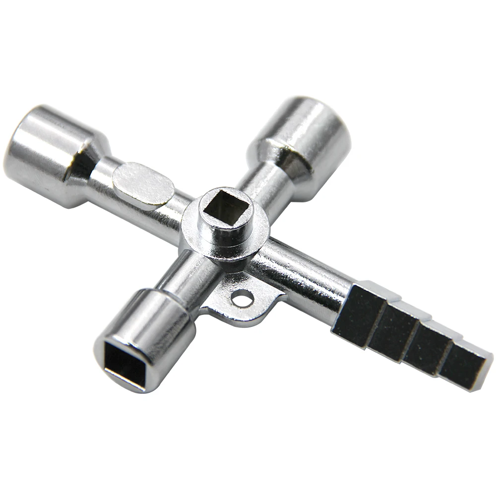 Four-in-one multi-function key wrench electric elevator electric control cabinet valve inner triangle four corners screwdriver - Image 9