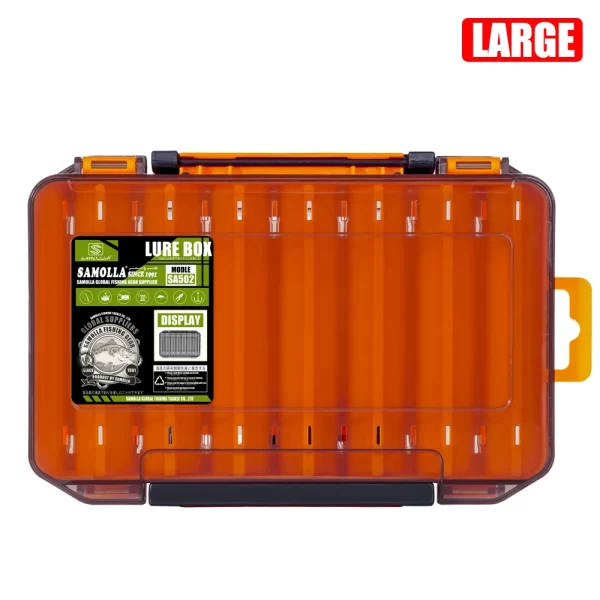 Fishing Tackle Box 14 Compartments Fishing Accessories Lure Hook Storage Case - Image 12