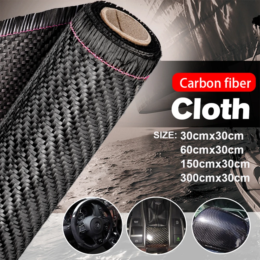 3K 200gsm Carbon Fiber Cloth 50cm/30cm wide Plain Carbon Fabric - Image 23