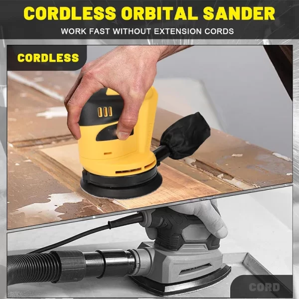 for Dewalt 110000RPM Brushless  Orbital Sander Grinder Wood Metal Waxing Polishing Dewalt 20V Battery - Image 8