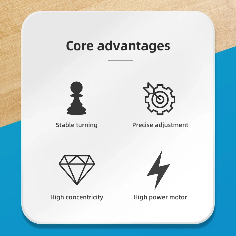 Electric Wood Mini Lathe Machine - Beads Grinding Polishing Beading Woodturning Lathe for Craft And DIY Projects - Image 12