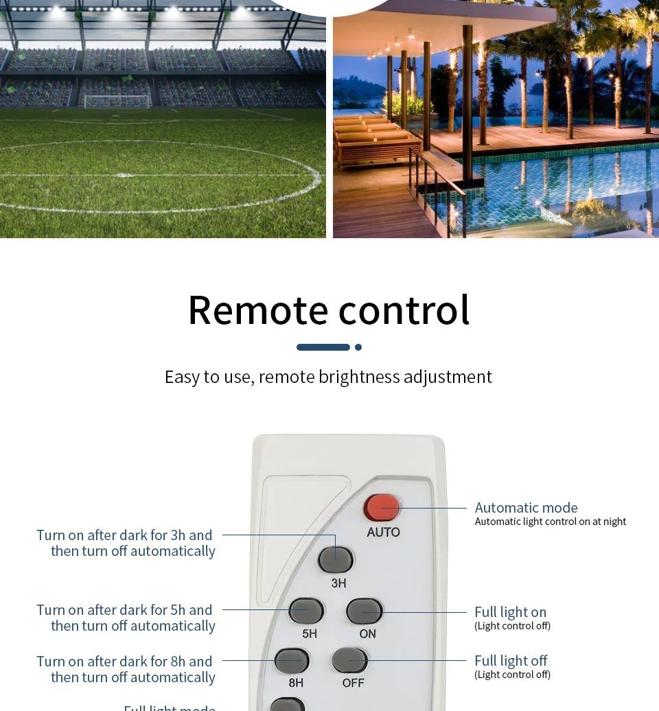 300W Solar Lamp Outdoor Waterproof Spotlights Solar Lights Remote Control Solar Floodlight - Image 25