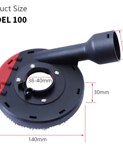1 PC Angle Grinder Dust Cover Universal Surface Grinding Dust Cover 100/125mm Grinder Dust Removal Attachment