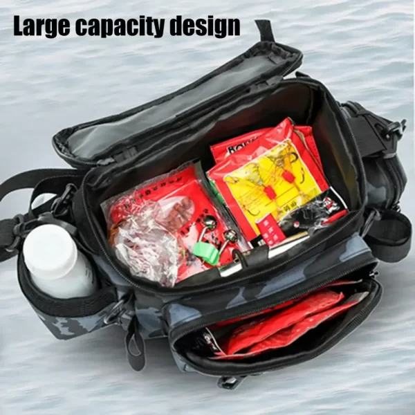 Fishing tackle, shoulder bag, storage bag, portable fishing rod holder - Image 15