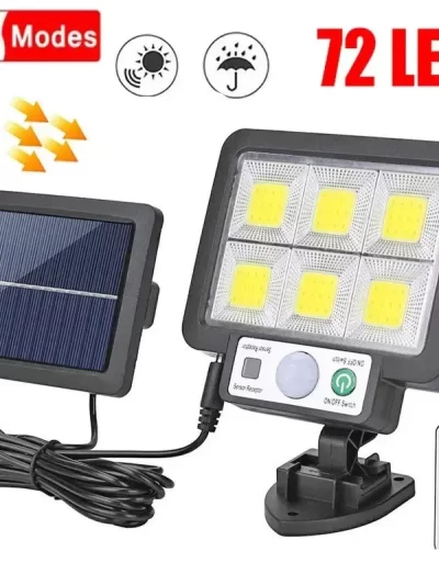 LED Solar Split Wall Lamp Motion Sensor Sunlight Light 3 Mode Outdoor Waterproof Emergency Street Garden Security Decor Lamp
