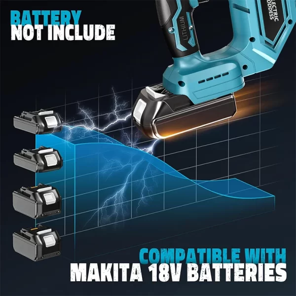 3500RPM Electric Curved Saw Cordless Jig Saw Portable Multifunction Carpenter Power Tool For Makita 18V Battery Pin - Image 5