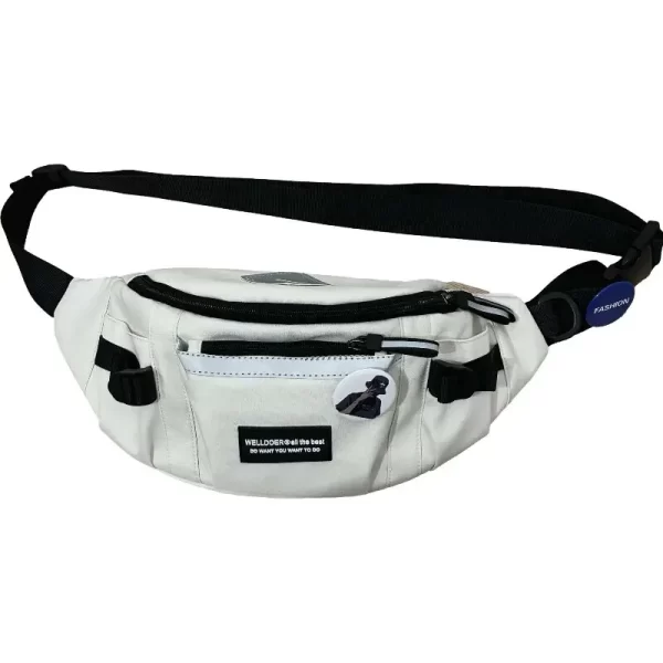 Japanese Harajuku Reflective Chest Bag Women and Men Waist Bag Collage Student Crossbody Bags Purses and Handbags - Image 8