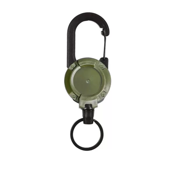 Retractable Heavy Duty Pull Reel Carabiner Key Chains Strong Steel Wire Rope - Image 8
