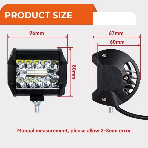 12V 24V Headlight Truck Farm Tractor Boat SUV ATV Light Bar/work Light Car LED Light Bar Offroad 4x4 Spotlights - Image 21