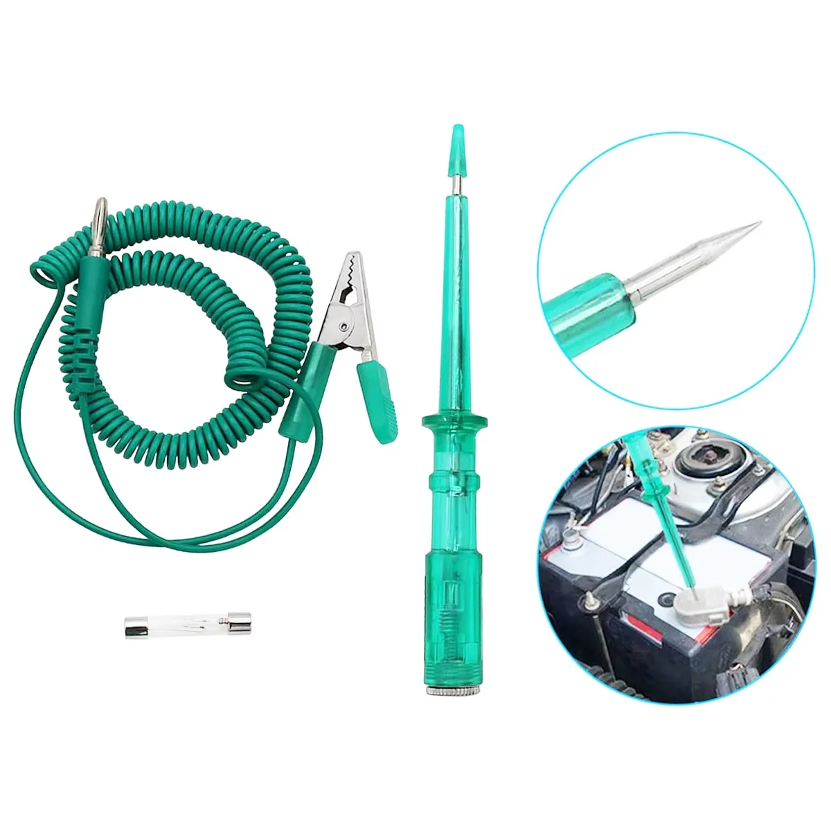 6V-24V 5V-90V Circuit Tester Digital Test Lamp Probe Pen Lamp Automotive Truck Voltage Circuit Test Pen - Image 5
