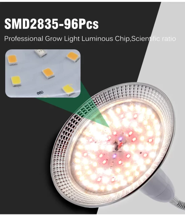 E27 18W Full Spectrum LED Grow Light Sunlike Phytolamp Bulb for Plants Flower Greenhouse Tent Hydroponic - Image 17