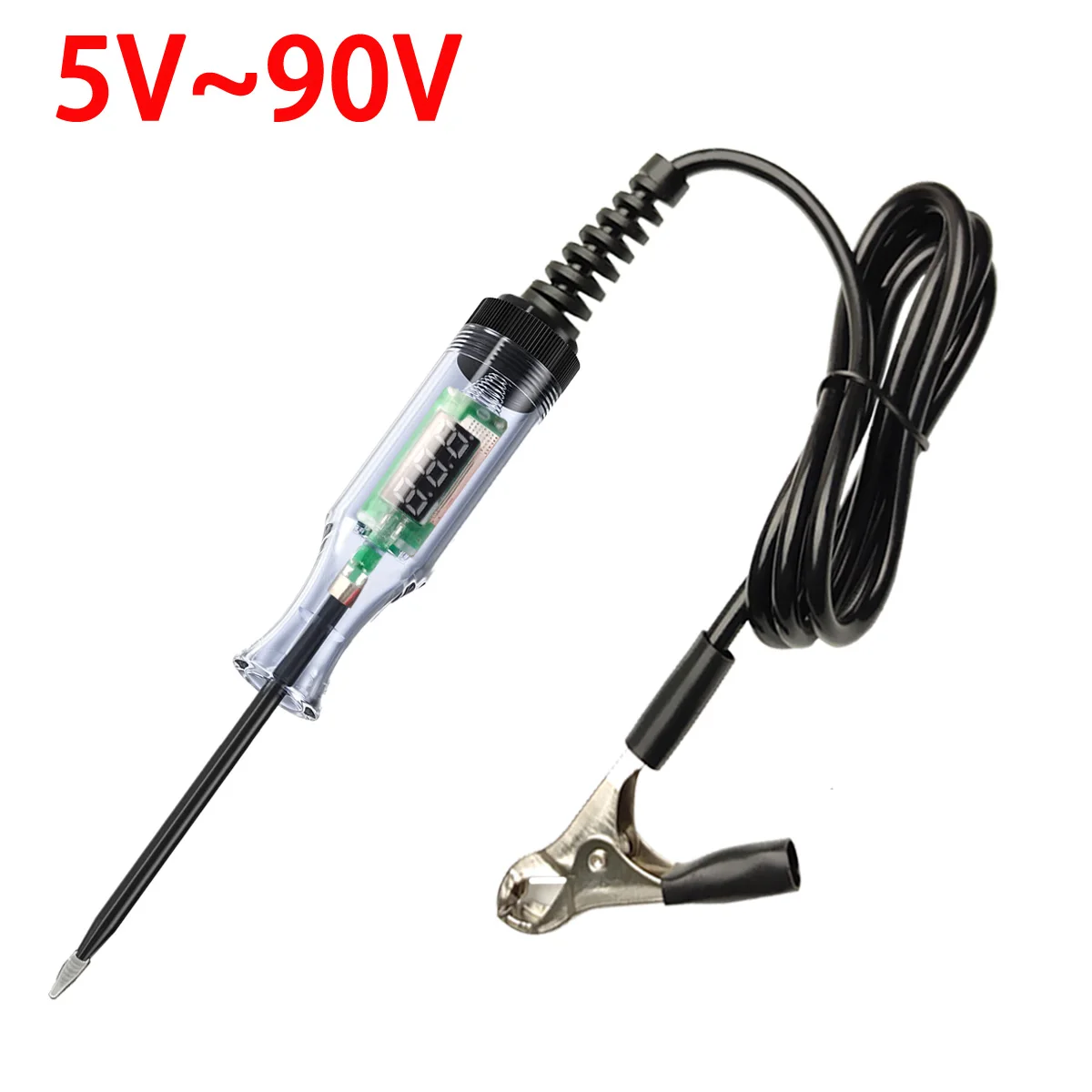 6V-24V 5V-90V Circuit Tester Digital Test Lamp Probe Pen Lamp Automotive Truck Voltage Circuit Test Pen - Image 9