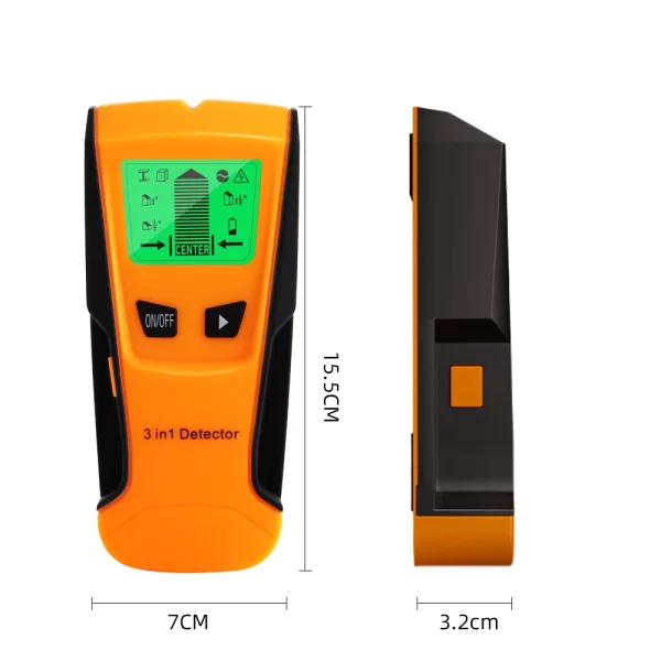 3 in 1 Wall Metal Detector Depth Professional Find Metal Wood Studs AC Voltage Live Wire - Image 22