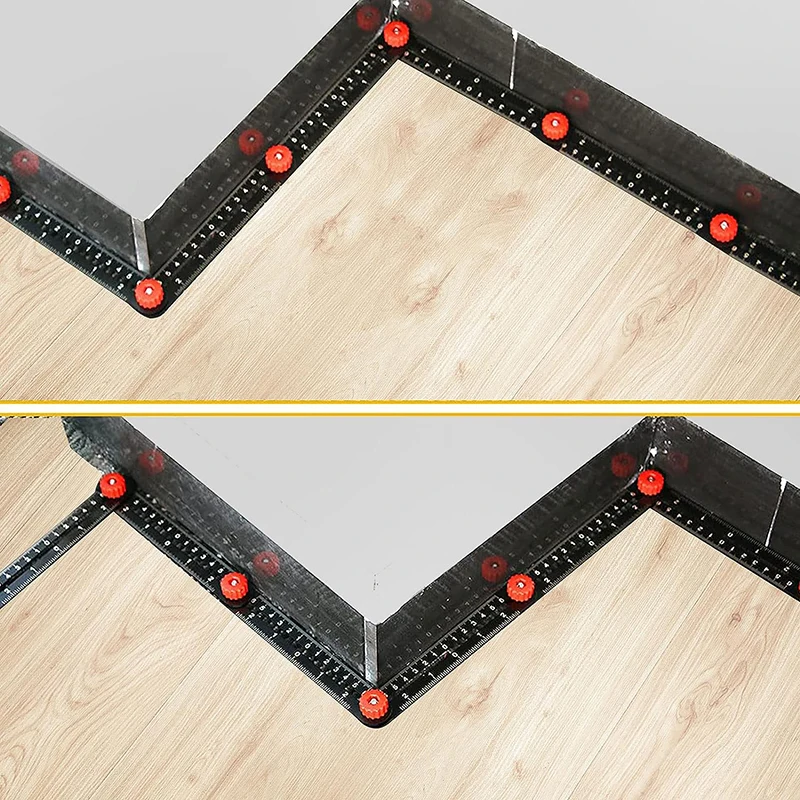 4/6/9/12 Aluminum Alloy Folding Ruler Multi-Functional Measuring Ruler - Image 15