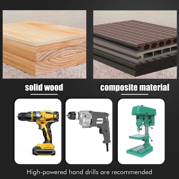 1PC Woodworking Roller Drill 230mm 300mm Long Hexagonal Handle - Image 6