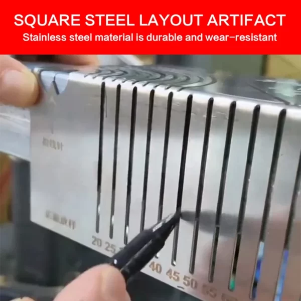 Precise-Flex Angle Arc Marking Tool Efficient Metal Pipe Saddle Cutting Guide Pipefitter Measuring - Image 12