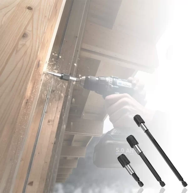 60/100/150mm Hexagonal Quick-release Self-locking Extension Rod Electric Drill Driver - Image 21