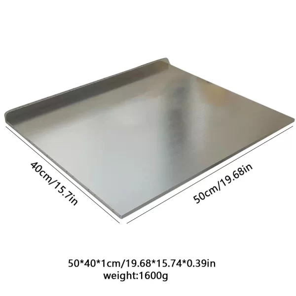 L-shaped folding chopping board stainless steel double-sided chopping board - Image 8