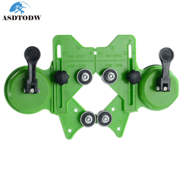 Diamond Hole Saw Kit with Double Suction Cups Hole Saw Guide Jig - Image 12