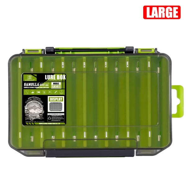 Fishing Tackle Box 14 Compartments Fishing Accessories Lure Hook Storage Case - Image 13