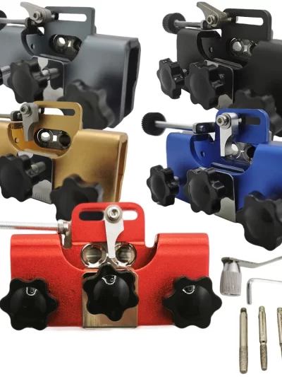 Easy Portable Chainsaw Sharpening Jig Aluminium Alloy Chainsaw Sharpener with Grinder Stones