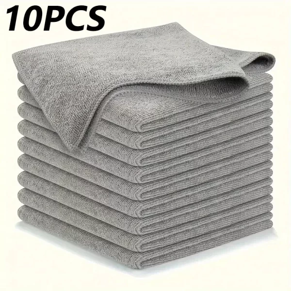Thicken Microfiber Cleaning Cloths Lint Free Microfiber Cleaning Towel Cloths Reusable - Image 8