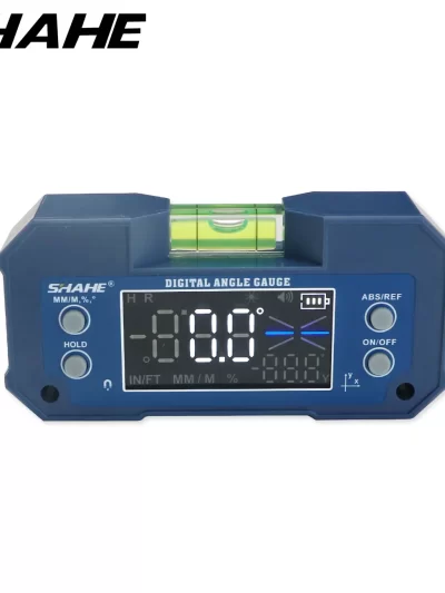 SHAHE MINI Magnetic Level Gauge Inclinometer Rechargable Angle Protractor Dual Axis Digital Angle Finder